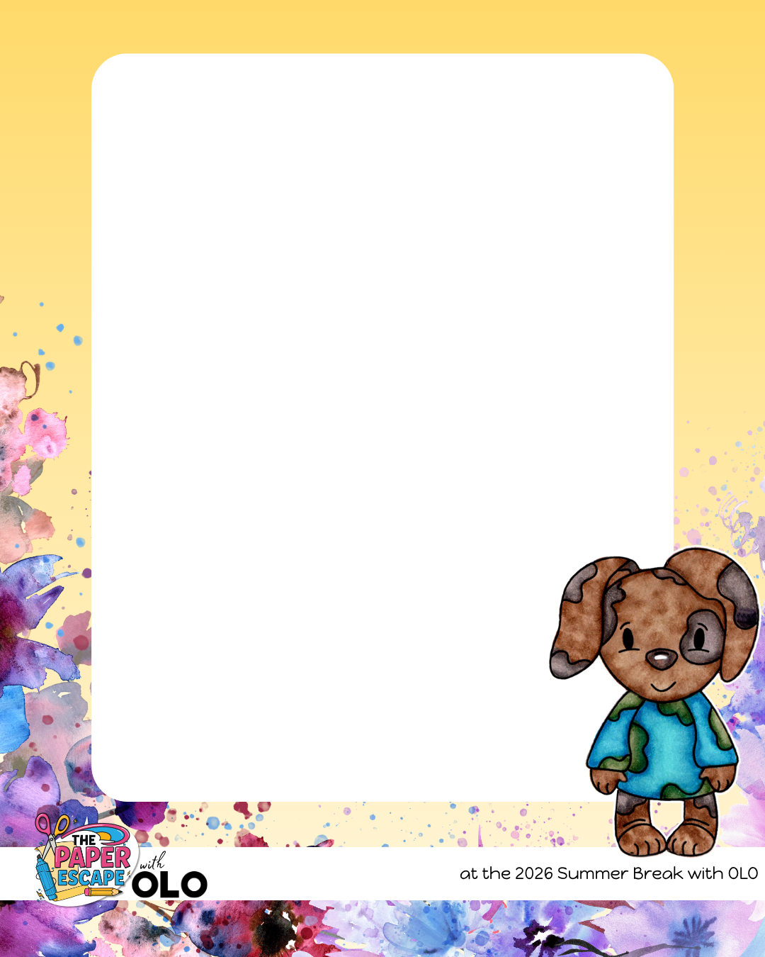 2026 Summer Break with OLO photo frame