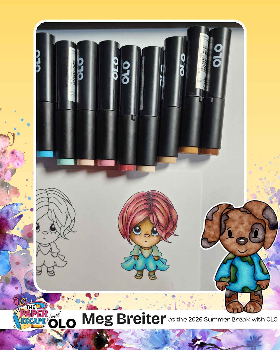 Happy Everything  Girl Sandy's  class by Meg Breiter